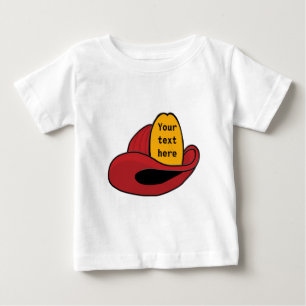 T-shirts Arte de Cartoon Whimsical do Capacete de Bombeiro