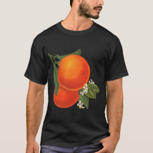 T-shirts Arte de Crato de Vintagem de Laranjas