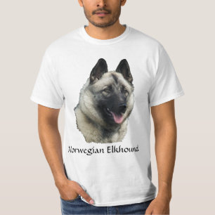T-shirts Arte de Elkhound do norueguês