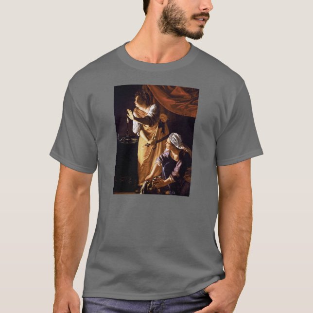 T-shirts Arte de Gentileschi da artemísia (Frente)