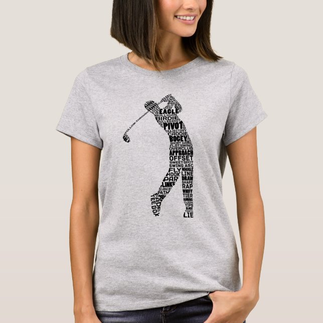 T-shirts Arte de Golfe, Golf (Frente)