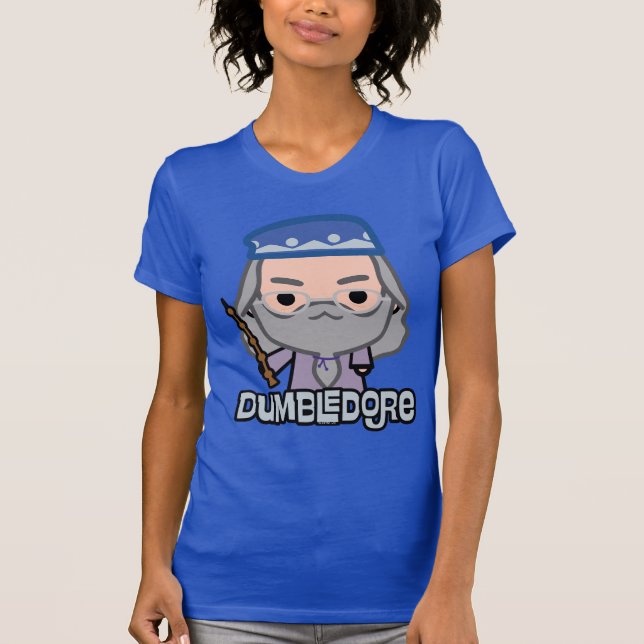 T-shirts Arte de Personagem de Desenho do Dumbledore (Frente)