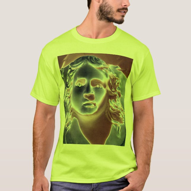 T-shirts Arte de Photoshop da cara da urna (Frente)