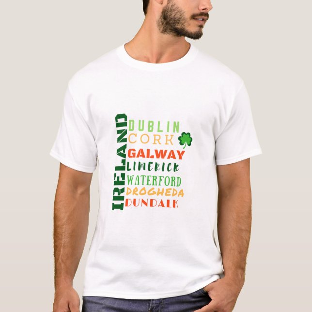 T-SHIRTS ARTE DE SUB-VIA DA IRLANDA (Frente)