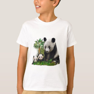 T-shirts Arte do amor da panda