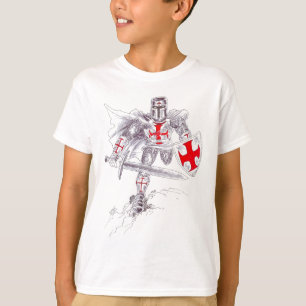 T-shirts Arte do cavaleiro de Templar