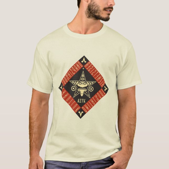 T-shirts Arte do mexicano de AZTK 100% (Frente)