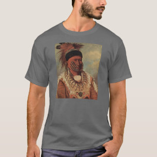 T-shirts Arte do nativo americano de Catlin