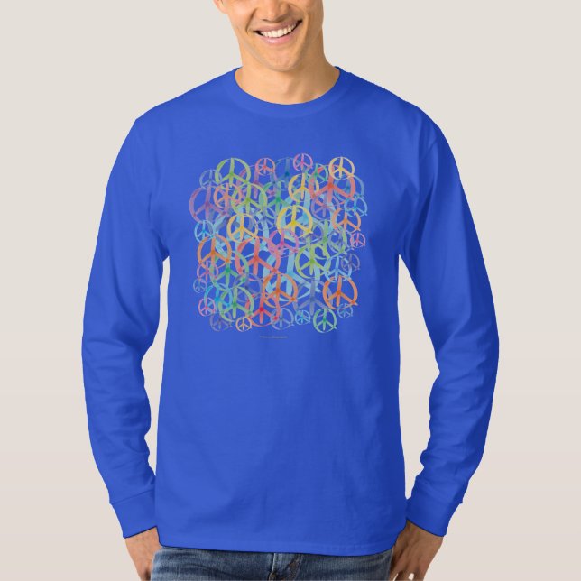 T-shirts Arte dos Símbolos da Paz (Frente)