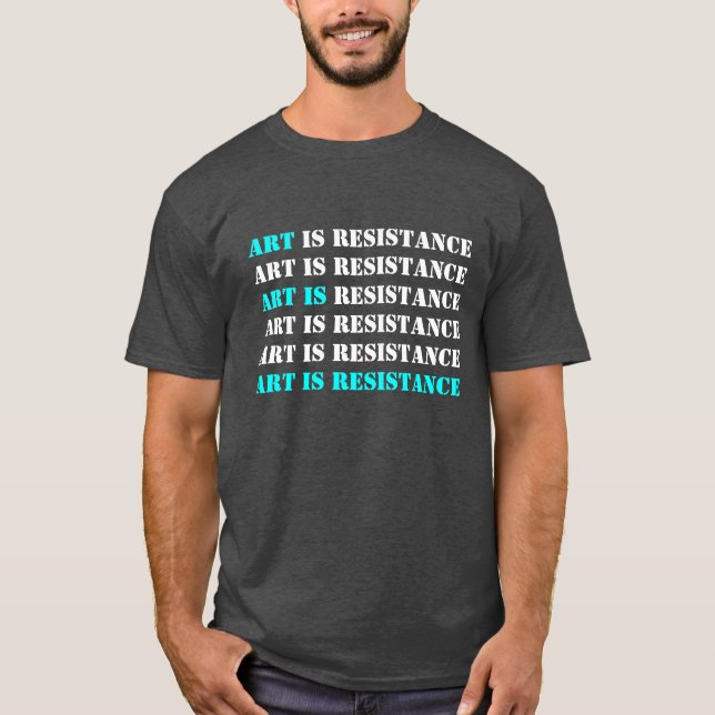 T-shirts Arte é Resistência (Frente)