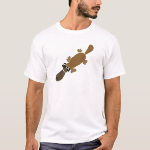 T-shirts Arte engraçada de Platypus do Duckbill
