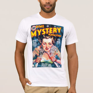 T-shirts Arte legal da capa de revista da polpa do vintage