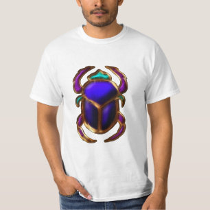 T-shirts Arte Mística Escarab Egípcia Antiga