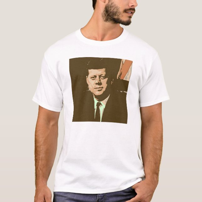 T-shirts Arte Pop John F Kennedy (Frente)