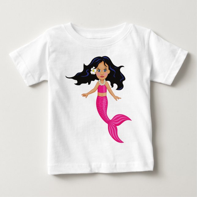 T-shirts Arte Rosa Sereia (Frente)