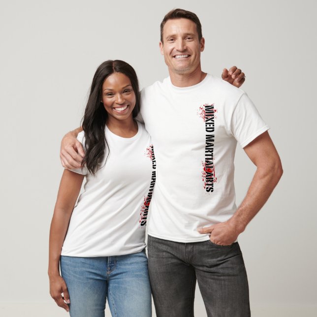 T-shirts Artes marciais misturadas verticais (Unissex)