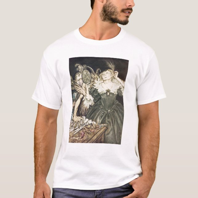 T-shirts Arthur Rackham | Comus por John Milton: "E eles, (Frente)