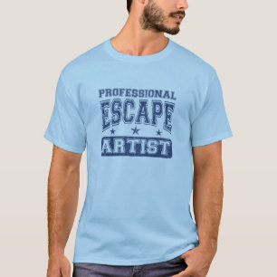 T-shirts Artista de escape profissional