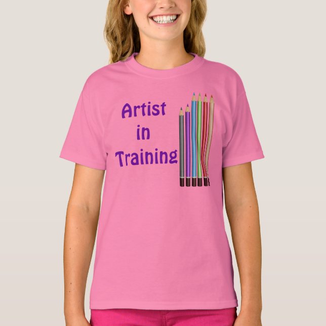 T-shirts Artista em formação (Frente)