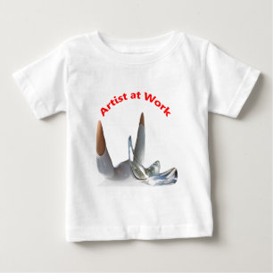 T-shirts Artista no Trabalho