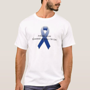 T-shirts Artrite Azul Fita Design 4