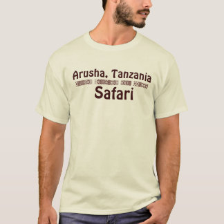 T-shirts Arusha, Tanzânia - BWR