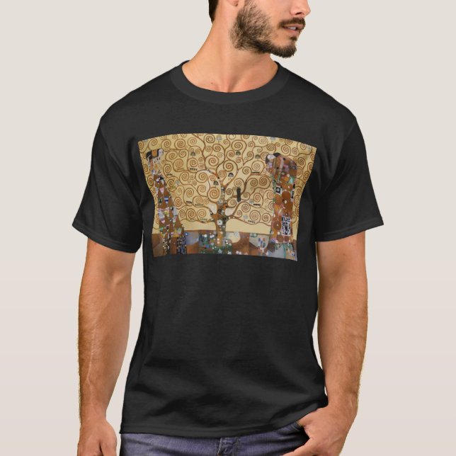 T-shirts Árvore de Gustavo Klimt de vida (Frente)