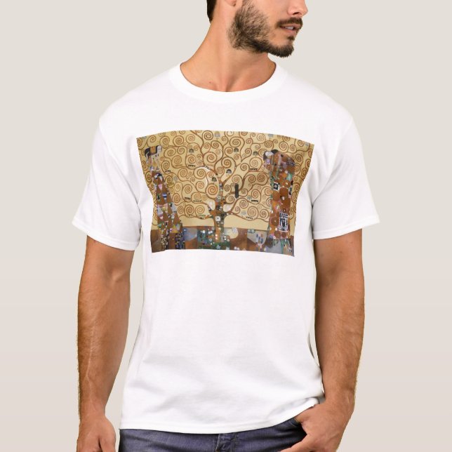 T-shirts Árvore de Gustavo Klimt de vida (Frente)