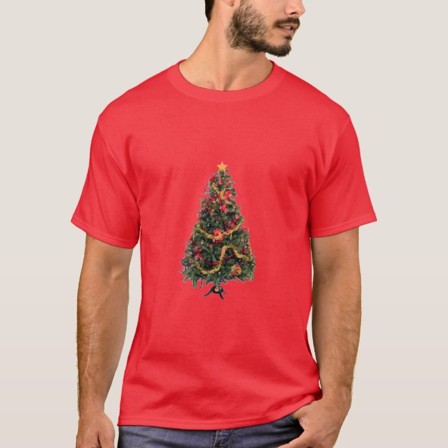 T-shirts árvore de Natal (Frente)