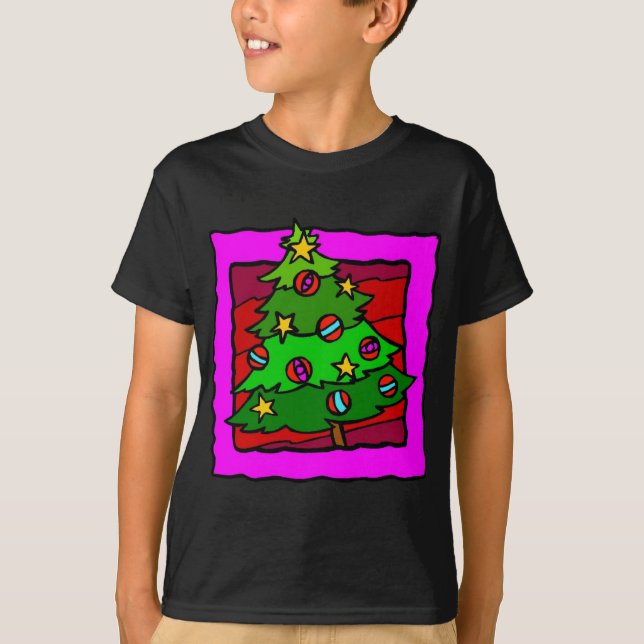 T-shirts Árvore de Natal (Frente)