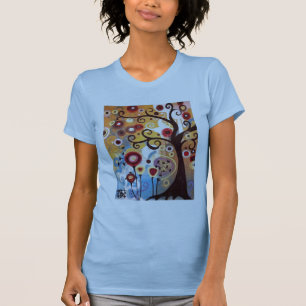 T-shirts Árvore de Swirly