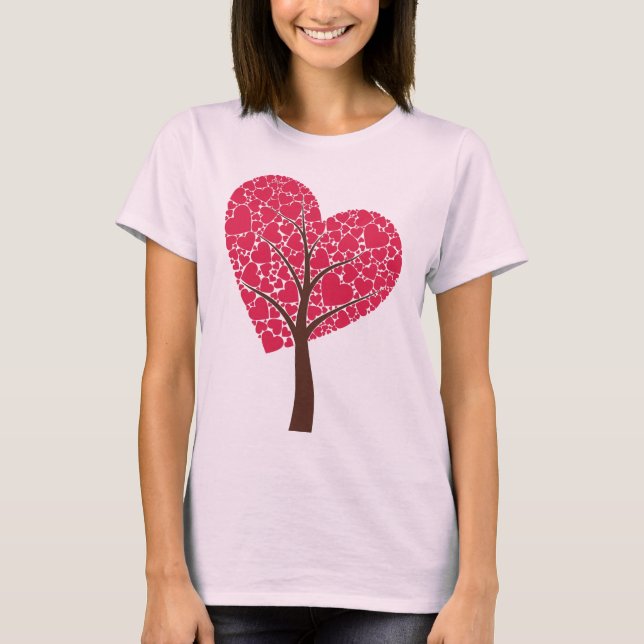 T-shirts Árvore do amor (Frente)