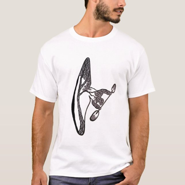 T-shirts árvore do caiaque (Frente)