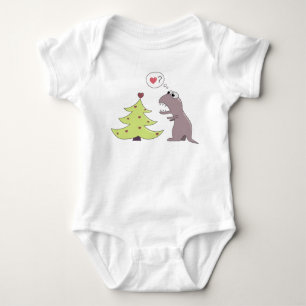 T-shirts Árvore do dinossauro e de Natal