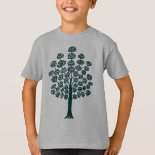 T-shirts Árvore estilizado