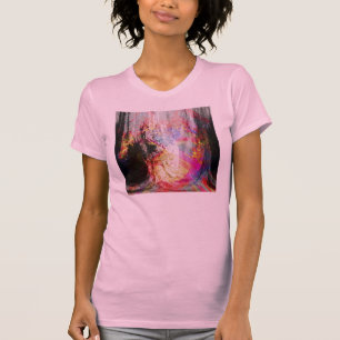 T-shirts "Árvore parte superior da arte das mulheres da