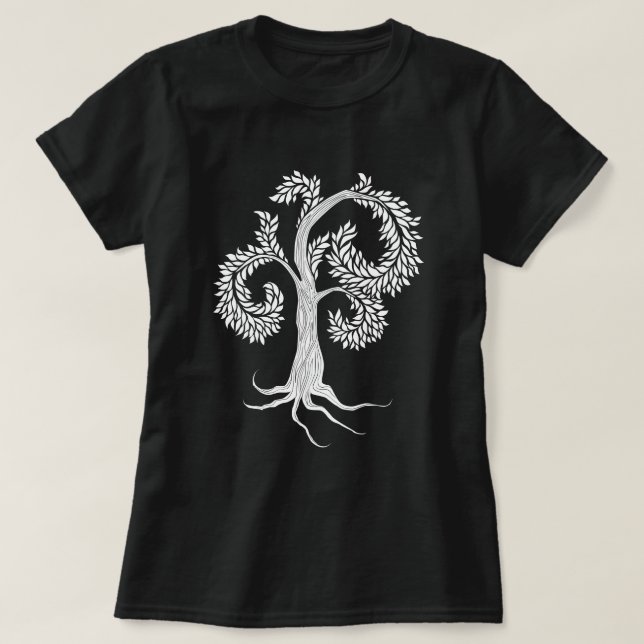 T-shirts árvore por adotivo (Frente do Design)