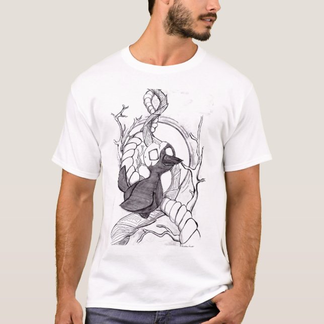 T-shirts árvore sombra (Frente)