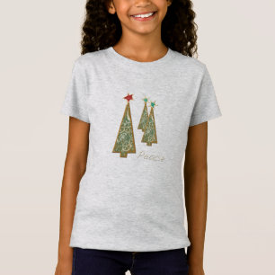 T-shirts Árvores de Natal-Paz
