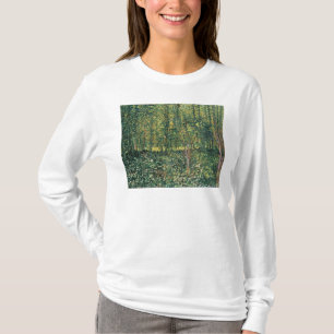 T-shirts Árvores de Vincent van Gogh e Undergrowth, 1887