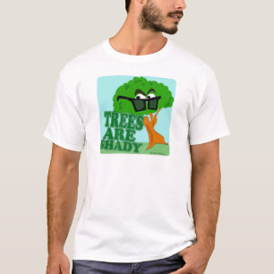 T-shirts Árvores São Cartoons De Natureza Tão Engraçados