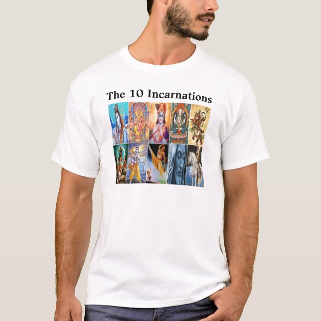 T-shirts As 10 encarnações (Frente)