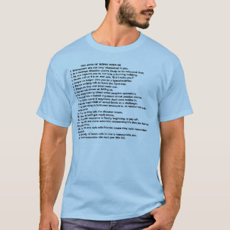 T-SHIRTS AS ALEGRIAS DE ESTAR SOBRE 50 .....