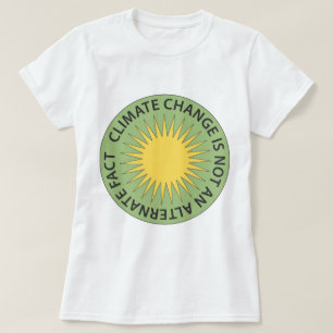 T-shirts As alterações climáticas não são um fato