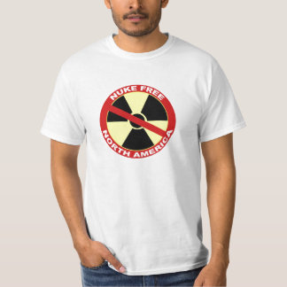 T-shirts As armas nucleares livram America do Norte