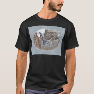 T-shirts As aves canoras do pica-pau-cinzento das cinzas de