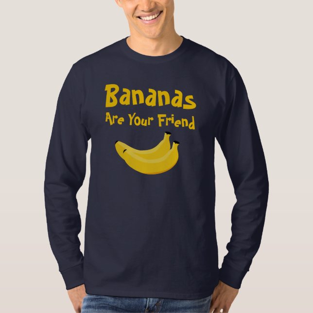 T-shirts As bananas são seu amigo (Frente)