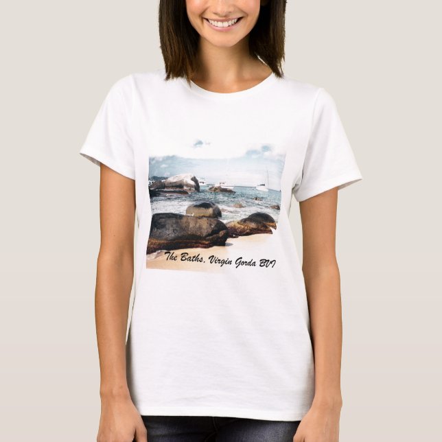 T-shirts As Banheiras, Virgin Gorda (Frente)