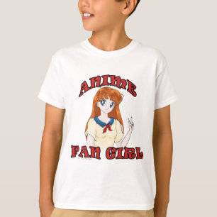 T-shirts As camisolas da menina da menina do fã do Anime