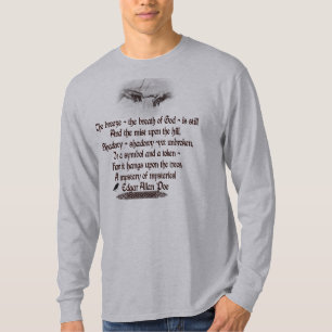 T-shirts As citações de Edgar Allan Poe